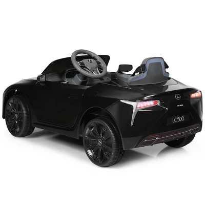 Costway 12V Kids Ride On Car Lexus LC500 Licensed Remote Control Electric Vehicle Black 4 Costway 12V Kids Ride On Car Lexus LC500 Licensed Remote Control Electric Vehicle Black - Image 4