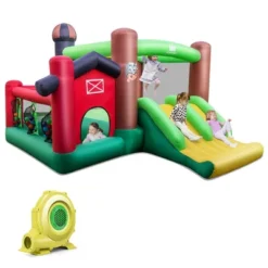 Costway Farm Themed Inflatable Castle Kids Bounce House W/ Double Slides 23 Costway Farm Themed Inflatable Castle Kids Bounce House W/ Double Slides -Costway Store GUEST e0a79c19 0e06 435c 9e7d bfae4b88fd35