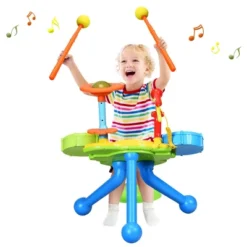 Kids Electric Jazz Drum Set Musical Instrument W/ Stool Mic & LED Light 17 Kids Electric Jazz Drum Set Musical Instrument W/ Stool Mic & LED Light -Costway Store GUEST e10ca477 15d0 4d09 af25 dc57bce78ea2