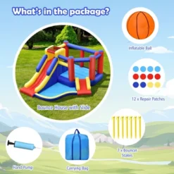 Costway Inflatable Bouncy Castle Kids Jumping House W/ Double Slides Air Blower Excluded 17 Costway Inflatable Bouncy Castle Kids Jumping House W/ Double Slides Air Blower Excluded -Costway Store GUEST e11e1283 78bb 4c78 8ab2 ff541289f600