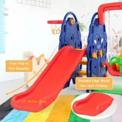 Costway 3 In 1 Junior Children Climber Slide Swing Seat Basketball Hoop Playset Backyard 13 Costway 3 In 1 Junior Children Climber Slide Swing Seat Basketball Hoop Playset Backyard -Costway Store GUEST e124b002 321d 47f2 8100 cda6b19dfb19