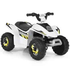 Costway 6V Kids Electric Quad ATV 4 Wheels Ride On Toy Toddlers Forward&Reverse WhiteBlackBlueRed -Costway Store GUEST e15d0bfe d392 4f8c 8192 001abbe2eb00