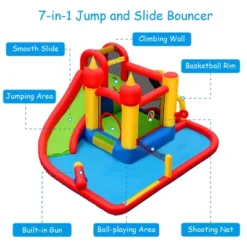 Costway Inflatable Water Slide Jumping Bounce House Bouncy Splash Park 13 Costway Inflatable Water Slide Jumping Bounce House Bouncy Splash Park -Costway Store GUEST e1a79ac3 ba5e 4bcb ad69 5530071fe72b