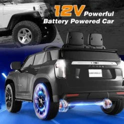 Costway 12V Kids Ride On Car Chevrolet Tahoe Electric Truck SUV Remote W/ Light & Music 11 Costway 12V Kids Ride On Car Chevrolet Tahoe Electric Truck SUV Remote W/ Light & Music -Costway Store GUEST e26ca012 294a 44f3 921d 34fb948a5aac