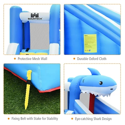 Costway Inflatable Water Slide Animal Shaped Bounce House Castle Splash Water Pool Without Blower 9 Costway Inflatable Water Slide Animal Shaped Bounce House Castle Splash Water Pool Without Blower - Image 9