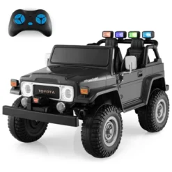 Costway 2 Seater Ride On Truck Car 12V Licensed Toyota FJ40 RC W/ Laser Light & Music -Costway Store GUEST e31a756c 1386 486e b206 327ed373f164