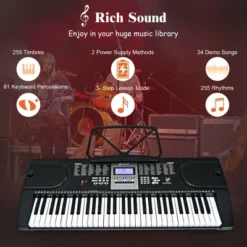 Costway Sonart 61-Key Electronic Keyboard Piano Starter Set Toy W/Stand Bench Headphones 11 Costway Sonart 61-Key Electronic Keyboard Piano Starter Set Toy W/Stand Bench Headphones -Costway Store GUEST e3322d04 1a0c 46e3 8bf7 80fc319715bc