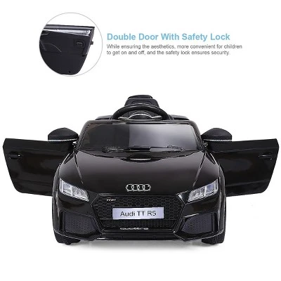 Costway 12V Audi TT RS Electric Kids Ride On Car Licensed Remote Control MP3 6 Costway 12V Audi TT RS Electric Kids Ride On Car Licensed Remote Control MP3 - Image 6