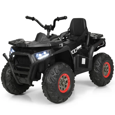 Costway 12V Kids Electric 4-Wheeler ATV Quad 2 Speeds Ride On Car W/MP3&LED Lights 9 Costway 12V Kids Electric 4-Wheeler ATV Quad 2 Speeds Ride On Car W/MP3&LED Lights - Image 9