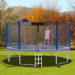 Costway 12/14/15ft Trampoline W/ Safety Enclosure Net Ladder Basketball Hoop 15 Costway 12/14/15ft Trampoline W/ Safety Enclosure Net Ladder Basketball Hoop -Costway Store GUEST e56979b6 090e 4323 8b3d 485a501274ba