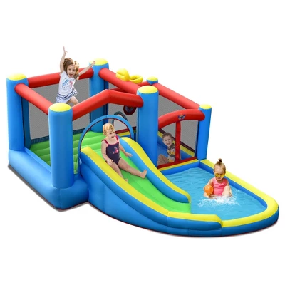 Costway Inflatable Kids Water Slide Outdoor Indoor Slide Bounce Castle (without Blower) 9 Costway Inflatable Kids Water Slide Outdoor Indoor Slide Bounce Castle (without Blower) - Image 9