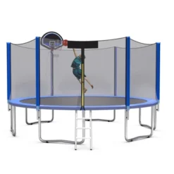 Costway 12/14/15ft Trampoline W/ Safety Enclosure Net Ladder Basketball Hoop 21 Costway 12/14/15ft Trampoline W/ Safety Enclosure Net Ladder Basketball Hoop -Costway Store GUEST e5fa3366 641a 42cf bf2d e1a86cf2aec1