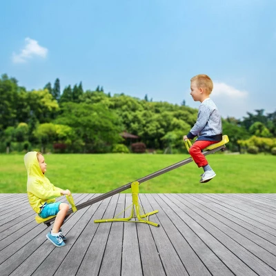 Costway Kids 360 Degree Rotation Seesaw Teeter Totter Outdoor Play Set Toy 2 Costway Kids 360 Degree Rotation Seesaw Teeter Totter Outdoor Play Set Toy - Image 2