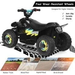 Costway 6V Kids Electric Quad ATV 4 Wheels Ride On Toy Toddlers Forward&Reverse WhiteBlackBlueRed -Costway Store GUEST e7fde2bf 0077 4899 b9d9 a8d00a740fed