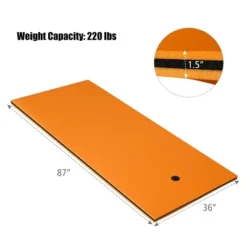 Costway 3-Layer Tear-proof Water Mat Floating Pad Island Water Sports Relaxing 17 Costway 3-Layer Tear-proof Water Mat Floating Pad Island Water Sports Relaxing -Costway Store GUEST ed2681c5 2764 4593 96ba 9da4e501d160