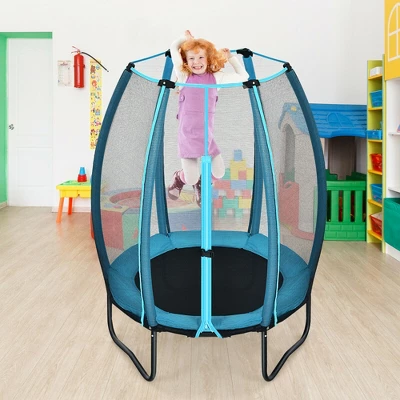 Costway 4ft Kids Trampoline Recreational Bounce Jumper W/Enclosure Net Outdoor Indoor 2 Costway 4ft Kids Trampoline Recreational Bounce Jumper W/Enclosure Net Outdoor Indoor - Image 2