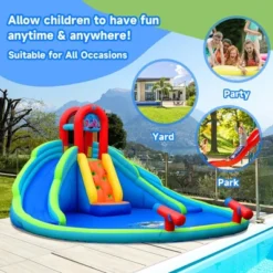 Costway Inflatable Waterslide Wet & Dry Bounce House W/Upgraded Handrail Blower Excluded 12 Costway Inflatable Waterslide Wet & Dry Bounce House W/Upgraded Handrail Blower Excluded -Costway Store GUEST eded00d1 566a 4dd0 ae3a 1ee48d830b5c