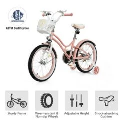 Costway 18'' Kids Bike Toddlers Adjustable Freestyle Bicycle W/ Training Wheels 15 Costway 18'' Kids Bike Toddlers Adjustable Freestyle Bicycle W/ Training Wheels -Costway Store GUEST ee21af08 5cb9 4a21 a251 653012af1b78