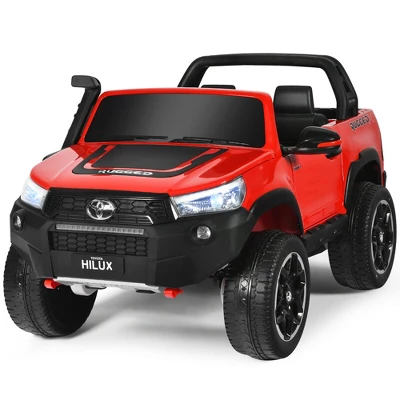 Costway 2x12V Licensed Toyota Hilux Ride On Truck Car 2-Seater 4WD W/ Remote Control 11 Costway 2x12V Licensed Toyota Hilux Ride On Truck Car 2-Seater 4WD W/ Remote Control - Image 11