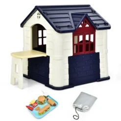 Costway Kid's Playhouse Games Cottage W/ 7 PCS Toy Set & Waterproof Cover 20 Costway Kid's Playhouse Games Cottage W/ 7 PCS Toy Set & Waterproof Cover -Costway Store GUEST f28431f1 6d19 4a23 be49 a125861d13f7