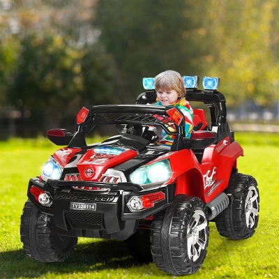 Costway 12V Kids Ride On Truck Car SUV MP3 RC Remote Control With LED Lights Music 1 Costway 12V Kids Ride On Truck Car SUV MP3 RC Remote Control With LED Lights Music