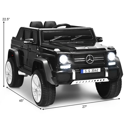 Costway Mercedes Benz 12V Electric Kids Ride On Car RC Remote Control W/Trunk 4 Costway Mercedes Benz 12V Electric Kids Ride On Car RC Remote Control W/Trunk - Image 4