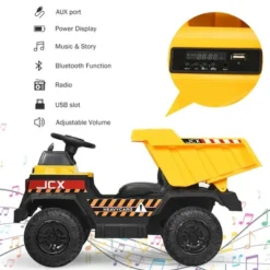 Costway 12V Battery Kids Ride On Dump Truck RC Construction Tractor W/ Electric Bucket & Electric Dump Bed 13 Costway 12V Battery Kids Ride On Dump Truck RC Construction Tractor W/ Electric Bucket & Electric Dump Bed -Costway Store GUEST f3a7cc1d 0c00 41b4 a196 5df442da205d