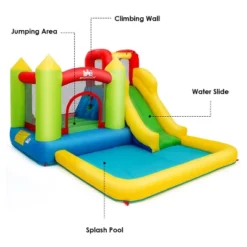 Costway Inflatable Bounce House Water Slide Jump Bouncer With Climbing Wall And Splash Pool Blower Excluded 13 Costway Inflatable Bounce House Water Slide Jump Bouncer With Climbing Wall And Splash Pool Blower Excluded -Costway Store GUEST f463ac75 d6c5 4835 b151 c03bfac5b33e