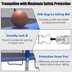 Costway 12/14/15ft Trampoline W/ Safety Enclosure Net Ladder Basketball Hoop 18 Costway 12/14/15ft Trampoline W/ Safety Enclosure Net Ladder Basketball Hoop -Costway Store GUEST f48ba773 95fb 4ed9 bfe2 534db693d841