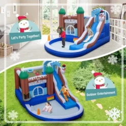 Costway 6-in-1 Winter Theme Snowman Inflatable Castle Kids Bounce House Without Blower 12 Costway 6-in-1 Winter Theme Snowman Inflatable Castle Kids Bounce House Without Blower -Costway Store GUEST f53b617e cba1 4969 b040 ddf978e21dd3