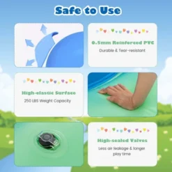 Costway 7.5 FT Inflatable Dome Rocker Bouncer With 6 Handles Fun Outdoor Game For Kids Green/Pink 16 Costway 7.5 FT Inflatable Dome Rocker Bouncer With 6 Handles Fun Outdoor Game For Kids Green/Pink -Costway Store GUEST f544248d a9e3 4916 a4f9 e8e187258ccb