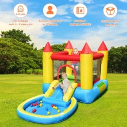 Costway Inflatable Bounce House Kids Slide Jumping Castle Bouncer W/ Balls Pool & Bag 13 Costway Inflatable Bounce House Kids Slide Jumping Castle Bouncer W/ Balls Pool & Bag -Costway Store GUEST f62b90b1 e917 49d7 93c1 e84470ffb28a