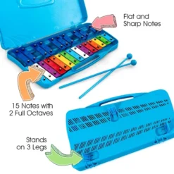 Costway 25 Notes Kids Glockenspiel Chromatic Metal Xylophone W/Case And 2 Mallets 15 Costway 25 Notes Kids Glockenspiel Chromatic Metal Xylophone W/Case And 2 Mallets -Costway Store GUEST f685b5b7 e95b 4893 8685 bacdf648275a