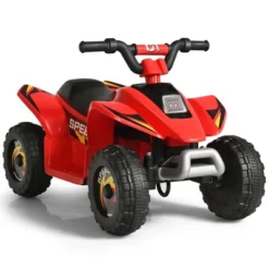 Costway 6V Kids Electric Quad ATV 4 Wheels Ride On Toy Toddlers Forward&Reverse WhiteBlackBlueRed -Costway Store GUEST f6d61729 282a 42cf 9aaa 7188021c1bda