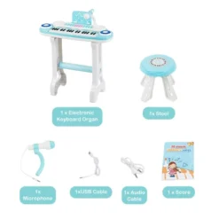 Costway 37-Key Kids Piano Keyboard Playset Electronic Organ Light BluePink 19 Costway 37-Key Kids Piano Keyboard Playset Electronic Organ Light BluePink -Costway Store GUEST f8335635 304e 4fc4 a35d 5c265d977722