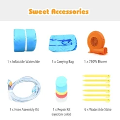 Costway Inflatable Water Slide Kids Bounce House Castle Splash Water Pool With 750W Blower 14 Costway Inflatable Water Slide Kids Bounce House Castle Splash Water Pool With 750W Blower -Costway Store GUEST f9b87b91 0429 480b a920 95bdab7ac95c