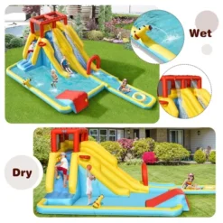 Costway 7 In 1 Inflatable Dual Slide Water Park Climbing Bouncer 16 Costway 7 In 1 Inflatable Dual Slide Water Park Climbing Bouncer -Costway Store GUEST f9ffe53d 1145 436f 9631 21b435c2ffd5