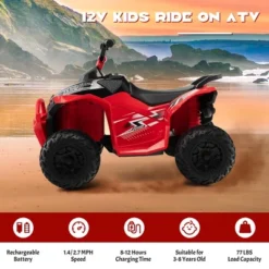 Costway 12V Battery Powered Kids Ride On ATV Electric 4-Wheeler Quad Car With MP3 & Light 16 Costway 12V Battery Powered Kids Ride On ATV Electric 4-Wheeler Quad Car With MP3 & Light -Costway Store GUEST fa08b159 09cf 45be 8343 9ab453a1af4d