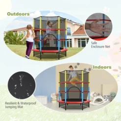 Costway 55'' Kids Trampoline Recreational Bounce Jumper W/Safety Enclosure Net Heavy-duty 17 Costway 55'' Kids Trampoline Recreational Bounce Jumper W/Safety Enclosure Net Heavy-duty -Costway Store GUEST fc2fa189 061d 4a62 ab2f 3eab8f6162d9