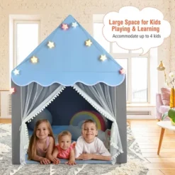 Costway Kids Playhouse Tent Large Castle Fairy Tent Gift W/Star Lights Mat 13 Costway Kids Playhouse Tent Large Castle Fairy Tent Gift W/Star Lights Mat -Costway Store GUEST fc76135f 7c06 44a7 a91f c458ac12470f