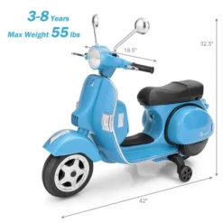 Kids Vespa Scooter 6V Rechargeable Ride On Motorcycle W/Training Wheels 15 Kids Vespa Scooter 6V Rechargeable Ride On Motorcycle W/Training Wheels -Costway Store GUEST fd5e3e13 4899 442b b658 fc014e184a8a