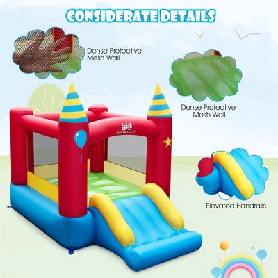 Costway Inflatable Bounce Castle Kids Jumping Bouncer Indoor Outdoor With 480W Blower 7 Costway Inflatable Bounce Castle Kids Jumping Bouncer Indoor Outdoor With 480W Blower - Image 7