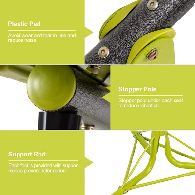 Costway Kids 360 Degree Rotation Seesaw Teeter Totter Outdoor Play Set Toy 7 Costway Kids 360 Degree Rotation Seesaw Teeter Totter Outdoor Play Set Toy - Image 7